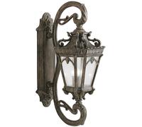Elstead Lighting Tournai lámpara de pared para exteriores 4x60 W gris-marrón KL-TOURNAI1G-L
