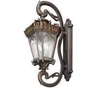 Elstead Lighting Tournai lámpara de pared para exteriores 4x60 W gris-marrón KL-TOURNAI1G-XL