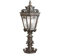 Elstead Lighting Tournai lámpara de pie para exteriores 2x60 W gris-marrón KL-TOURNAI3-L