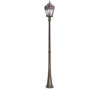 Elstead Lighting Tournai lámpara de pie para exteriores 3x60 W gris-marrón KL-TOURNAI-5XL