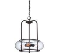 Elstead Lighting Trilogy lámpara colgante 3x60 W marrón QZ-TRILOGY-3P