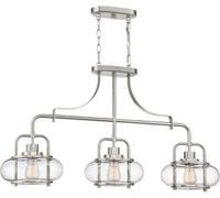 Elstead Lighting Trilogy lámpara colgante 3x60 W níquel QZ-TRILOGY-ISLE-BN