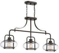 Elstead Lighting Trilogy lámpara colgante 3x60 W níquel QZ-TRILOGY-ISLE-OZ