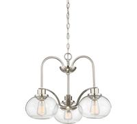 Elstead Lighting Trilogy lámpara colgante 3x60 W níquel QZ-TRILOGY3-BN