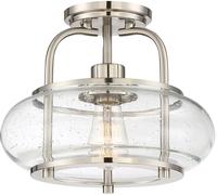Elstead Lighting Trilogy lámpara de techo 1x60 W níquel QZ-TRILOGY-SFS-BN