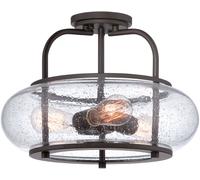Elstead Lighting Trilogy lámpara de techo 3x60 W marrón QZ-TRILOGY-SF-M