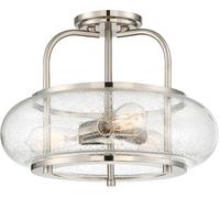 Elstead Lighting Trilogy lámpara de techo 3x60 W níquel QZ-TRILOGY-SFM-BN