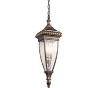 Elstead Lighting Venetian Rain lámpara colgante para exterior 2x60 W marrón KL-VENETIAN8-M