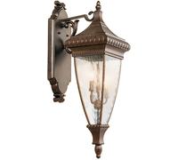 Elstead Lighting Venetian Rain lámpara de pared para exteriores 3x60 W marrón KL-VENETIAN2-L
