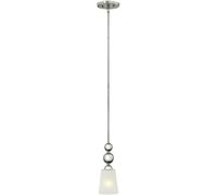 Elstead Lighting Zelda lámpara colgante 1x60 W níquel HK-ZELDA-P-A-PN