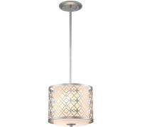 Elstead Lighting Ziggy lámpara colgante 2x40 W plata ZIGGY-1P-S-LS