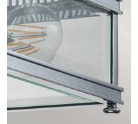 Elstead Plafón de exterior Holborn, angular cromo pulido