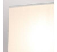 Elstead SWIRL Aplique de pared pequeño con pantalla de lino, blanco antiguo