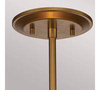 Elstead Ziggy Pequeña lámpara colgante Ø 25,4 cm, dorada