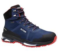 ELTEN BENTE XXE GTX Azul Mid ESD S3, Zapatos de Seguridad para Mujer y Hombre, Ligero, Puntera de Acero, Material Superior: Textil, Forro Interior: Gore-Tex, Talla 41