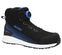 ELTEN JORAN BOA azul Mid ESD S3L, Zapatos de seguridad para hombre, ligero, puntera de plástico (más ligera que la de acero), material superior: textil, forro interior: textil (transpirable), talla 43