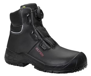 ELTEN LAURENZO Boa Mid ESD S3S, Zapato Industrial Unisex Adulto, Negro, 48 EU