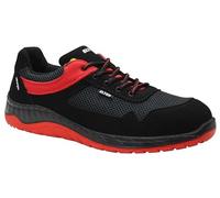 ELTEN LONNY rojo Low ESD S1P, Zapatos de seguridad para mujer y hombre, ligero, puntera de acero, material superior: textil, forro interior: textil (transpirable), talla 40
