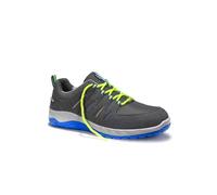 ELTEN Maddox Gris-Azul Low ESD S1PS, Zapatos de Seguridad para Hombre, Ligero, Puntera de Acero, Material Superior: Textil, Forro Interior: Textil (Transpirable), Talla 46
