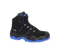 ELTEN Quentin Black-Blue Mid ESD S3S, Zapato Industrial Unisex Adulto, Negro, 44 EU