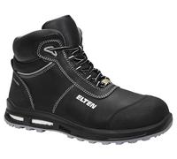 ELTEN Reaction XXT Mid ESD S3S, Zapatos de Seguridad para Hombre, Ligero, Puntera de plástico, Material Superior: Piel, Forro Interior: Textil (Transpirable), Talla 44