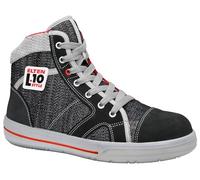 ELTEN SENSATION Mid ESD S2, Zapatos de seguridad para hombre, ligero, puntera de acero, material superior: piel + textil, forro interior: textil (transpirable), talla 45