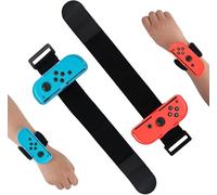 elthmpr 2 pulseras para Just Dance Switch 2025 2024 2023 2022 2021 Pulsera elástica ajustable para zumba Burn It Up con interruptor OLED