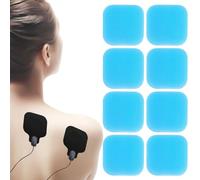 elthmpr 8 almohadillas de gel EMS para entrenamiento abdominal, almohadillas de gel para entrenamiento muscular, estimulador muscular, almohadillas de hidrogel para entrenamiento abdominal,