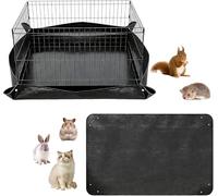 elthmpr Alfombrilla impermeable para corralito de mascotas, forro de jaula de conejillo de indias de 150 x 100 cm, ropa de cama reutilizable para rejillas C & C, forros de jaula para hámster, gato
