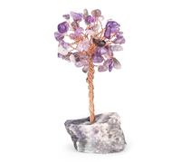 elthmpr Árbol de cristal de amatista, piedras de chakra, árbol de cristal, árbol de la vida, decoración feng shui, decoración espiritual, regalos esoterismo, bonsái, artículo decorativo para el hogar