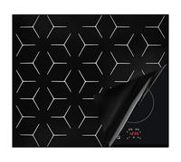 elthmpr Protector Vitrocerámica Induccion - Placa protectora para vitrocerámica 51 x 63 cm, impermeable, antideslizante, protección para placa de inducción extensión de superficie de trabajo