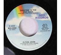 Elton John 45 RPM Dancing in the End Zone / Healing Hands