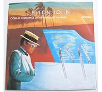 ELTON JOHN - cold as christmas 45 rpm single