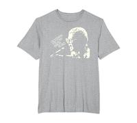 Elton John - Cubierta Oficial de ladrillo Amarillo Camiseta, Hombre Tallas Grandes, Gris Jaspeado, 6X Alto