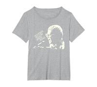 Elton John - Cubierta Oficial de ladrillo Amarillo Camiseta, Mujer Tallas Grandes, Gris Jaspeado, 1XL Grande