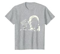 Elton John - Cubierta Oficial de ladrillo Amarillo Camiseta, Niños, Gris Jaspeado, 2 años