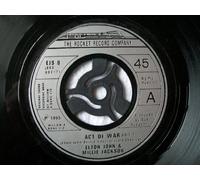 Elton John - ELTON JOHN & MILLIE JACKSON Act of War UK 7" 45