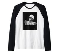 Elton John en el Piano 1982 Jump Up! Tour Camiseta Manga Raglan