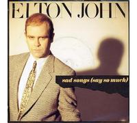 ELTON JOHN - SAD SONGS 7 INCH (7" VINYL 45) UK ROCKET 1984