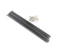 ELTOX Radios para Bicicletas,Radios Bicicleta 16 Piezas 14G 202 214 230 234 250 mm 45# Acero for radios de Bicicleta de montaña y Carretera for Bicicletas Pieza de Radio(Length 224MM)