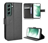 Elubugod Funda para Samsung Galaxy S22 5G Carcasa Case Funda,Funda de Cuero PU Funda para Samsung Galaxy S22 5G SM-S901B SM-S901B/DS SM-S901U Funda Carcasa Case Funda Black