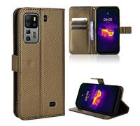 Elubugod Funda para Ulefone Armor 11 5G Carcasa Case Funda,Funda de Cuero PU Funda para Ulefone Armor 11T 5G Funda Carcasa Case Funda Brown