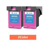 ELUPNMF 303xl de reemplazo de Cartucho de Tinta Compatible con 303 303xl para 6220 6230 6232 6234 7130 7134 7830 Impresoras(2PCS Color)