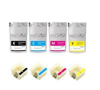 ELUPNMF 4PC T7412 T7413 T7414 T741X HDK Bolsa de Tinta de sublimación Compatible con F6000 F6070 F6200 F6270 F7000 F9200 F9270 F6080 F6280 Impresora(BK C M Y)
