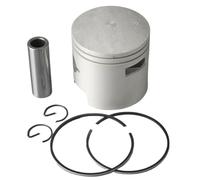 ELUPNMF 61N-11636-00-00 Pistón 0.50 mm O/S para 2 tragados de Carrera Motor 25HP 30HP 61N-11636 61N-11636-00 72.5 mm Motor de Bote Compatible con Motores Marinos