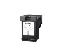 ELUPNMF Cartucho de Tinta 680 XL 680XL Color Negro remanufacturado Compatible con Impresora 680 680xl - 1110 1115 2130 2135 3630(1PCS Black)