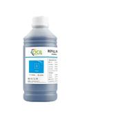 ELUPNMF Cartucho de Tinta de Pigmento de 1000ml Compatible con reemplazo de Impresora DesignJet T730 T830 T850 T950 para 728 738 MK C M Y(1000ml C)