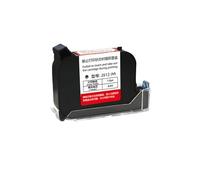 ELUPNMF Cartucho de Tinta ecosolvente de adhesión Compatible con Impresora de inyección de Tinta en línea portátil de Secado rápido JS12 de 12,7mm(1 Black CARTRIDGES)