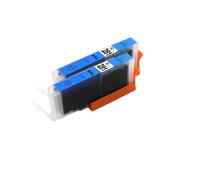 ELUPNMF Cartucho de Tinta PGI-280 XXL CLI-281 XXL Compatible con TS8120 TS9120 TS9520 T9521(CLI-281C-2PCS)