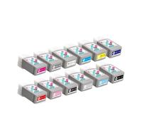 ELUPNMF Cartucho de Tinta Pro 1000 de 12 Colores Compatible con Impresora ImagePROGRAF PRO-1000 Tinta pigmentada Completa con Chip